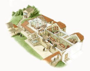 Villa romana di Chedworth, c.380-390 d.C.