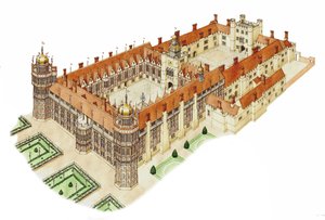 Palazzo Nonsuch, Surrey, c.1540-1600 da Stephen Conlin