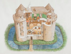 Castello di Nunney, Somerset, 2006