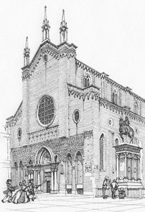 La chiesa dei Santi Zanipolo, Venezia da Stephen Conlin