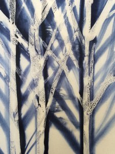 Albero II, 2016 (cera su tela)