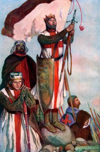 I crociati avvistano Gerusalemme, 1909 da Stephen Reid