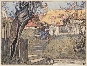 Illustrazione per Il Villaggio Abbandonato di Oliver Goldsmith