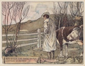 Illustrazione per Il Villaggio Abbandonato di Oliver Goldsmith da Stephen Reid