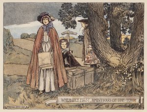 Illustrazione per Il Villaggio Abbandonato di Oliver Goldsmith da Stephen Reid