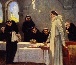 San Benedetto e i monaci da Stephen Reid