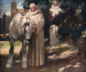 San Columba e il Cavallo Bianco da Stephen Reid