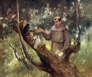San Francesco che predica agli uccelli