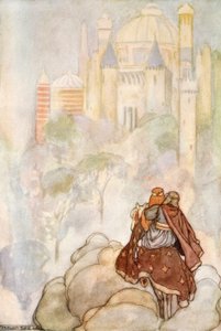 Cavalcarono fino a un palazzo maestoso