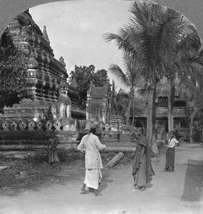 Amarapura, Birmania, 1908 da Stereo Travel Co