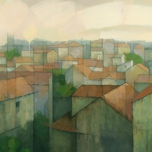 Tetti geometrici della città da Steve Mitchell