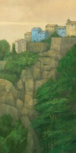 Accogliente villaggio sulla scogliera da Steve Mitchell