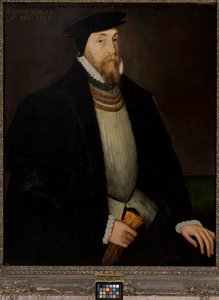 Sir Thomas Gresham (c. 1518-1579) da Steven van der (attr. to) Meulen