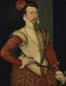 Robert Dudley, primo Conte di Leicester (1532/3–1588) da Steven van der Meulen