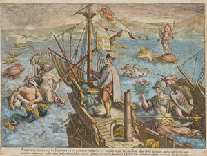 Amerigo Vespucci Americae Retectio da Stradanus