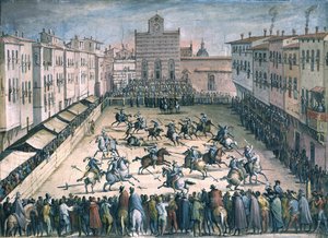 Giostra a cavallo in Piazza Santa Croce, 1561-1562