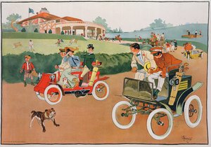 La corsa dai Links, pubblicata da Max Williams, stampata da R.A. Welcke, New York