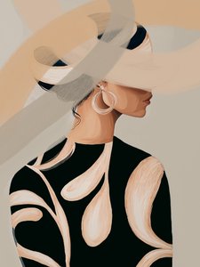 Ritratto di moda astratto da Studio Palette