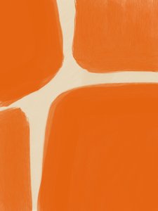 Forme arancioni astratte da Studio Palette