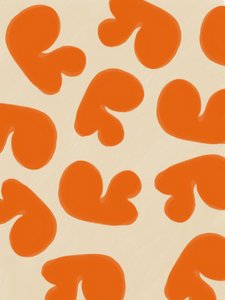 Forme astratte arancioni da Studio Palette