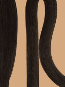 Capelli lisci castano scuro da Studio Palette