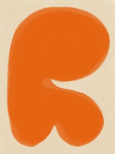 Forma astratta color arancio tenue da Studio Palette