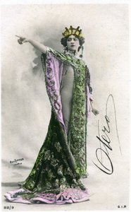 La bella Otero, cartolina dei primi del XX secolo (foto) da Studio Reutlinger