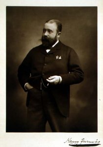 Harry Furniss (1854-1925), illustratore e caricaturista, ritratto fotografico da Studio Walery