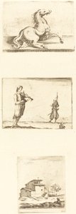 Foglio di incisioni da Style of Jacques Callot