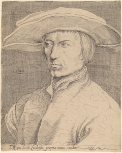 Autoritratto da Style of Lucas van Leyden after Albrecht Dürer