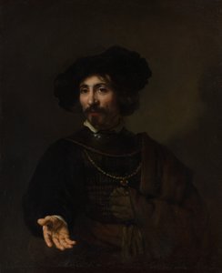 Uomo con gorgera d