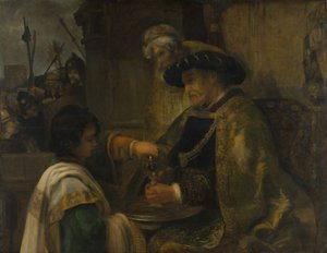 Pilato si lava le mani da Style of Rembrandt