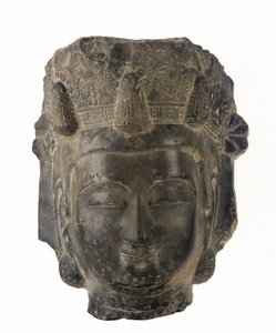 Testa di un bodhisattva, 581-618