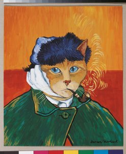 Illustrazione da Cats Galore! A Compendium of Cultured Cats (pub. 2015)