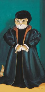 Illustrazione da Cats Galore! A Compendium of Cultured Cats (pub. 2015)