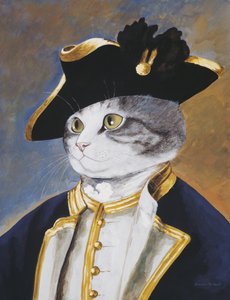 Illustrazione da Cats Galore! A Compendium of Cultured Cats (pub. 2015) da Susan Herbert