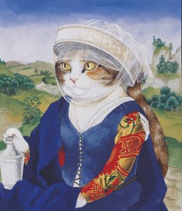 Illustrazione da Cats Galore! A Compendium of Cultured Cats (pub. 2015)