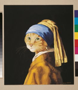 Illustrazione da Cats Galore! A Compendium of Cultured Cats (pub. 2015)
