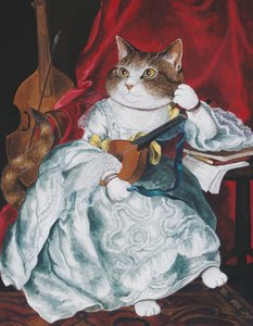 Illustrazione da Cats Galore! A Compendium of Cultured Cats