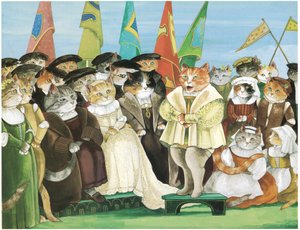Illustrazione da Opera Cats da Susan Herbert