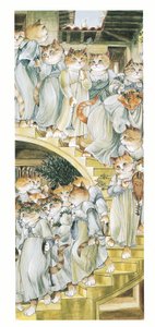 Illustrazione da Pre-Raphaelite Cats (pub. 1999)