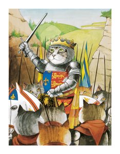Illustrazione da Shakespeare Cats: Poster Book da Susan Herbert