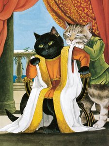 Illustrazione da Shakespeare Cats: Poster Book da Susan Herbert