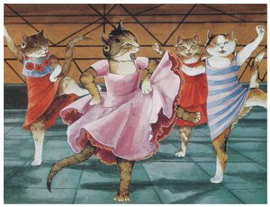Illustrazione dal film Cats da Susan Herbert