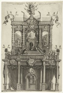 Arco di trionfo eretto ad Anversa in occasione della canonizzazione di Pietro d