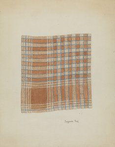 Tovagliolo tessuto, c. 1937