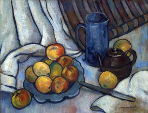 Mele, teiera e brocca da Suzanne Valadon