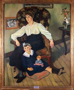 Ritratto dipinto della nipote di Suzanne Valadon