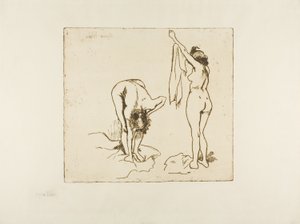 Due donne che si asciugano
