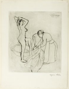 Donna al bagno da Suzanne Valadon